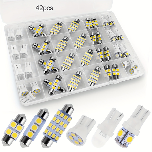 All-in-One Automotive LED Interior Conversion Kit (42-Piece Set)