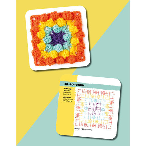 🧶 The Granny Square Card Deck • 50 Creative Crochet Patterns ✨