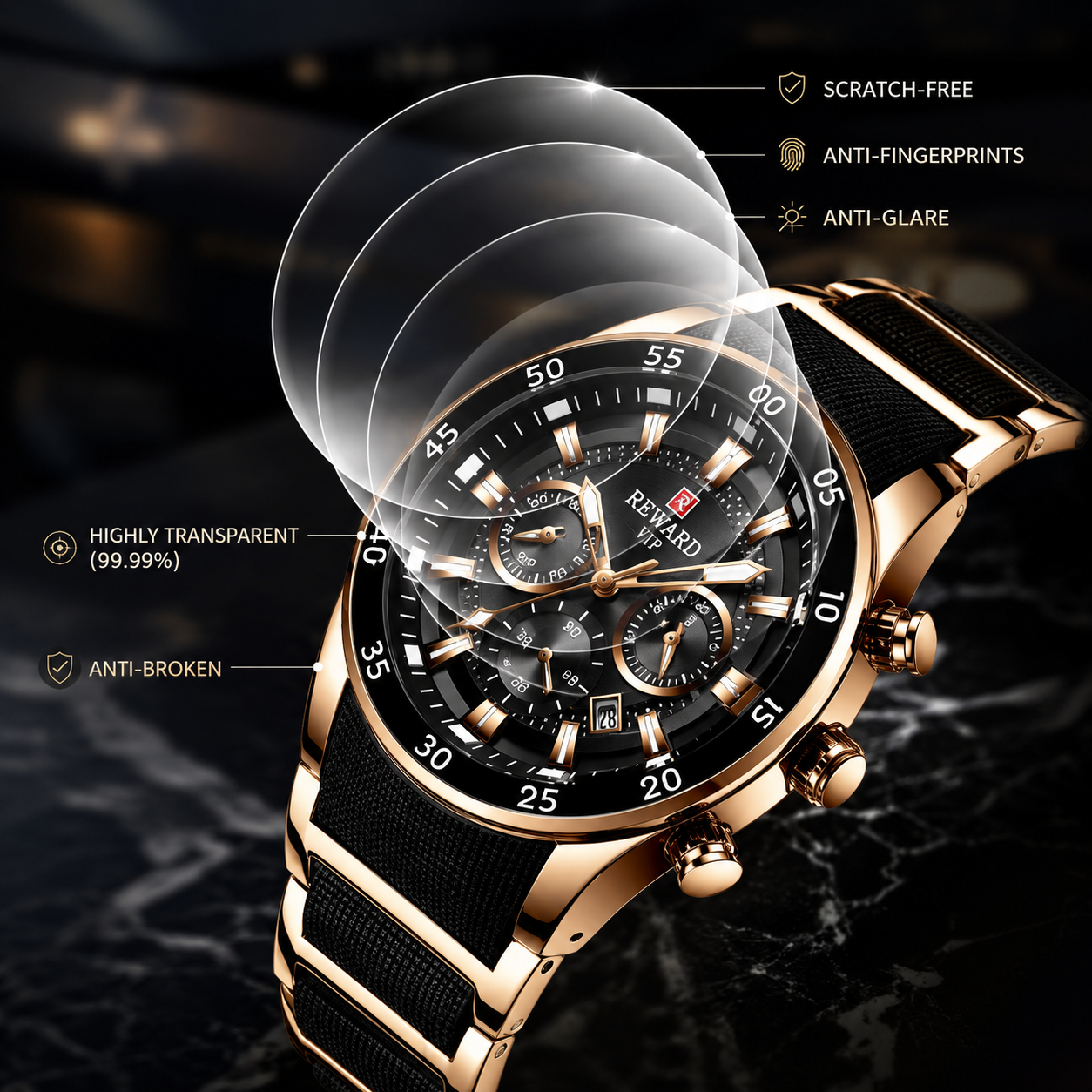 REWARD RD81011M – Royal Black Edition