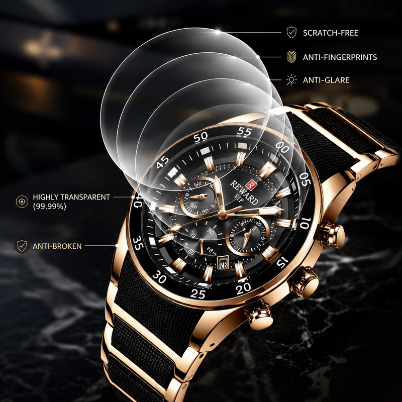 REWARD RD81011M – Royal Black Edition detail view