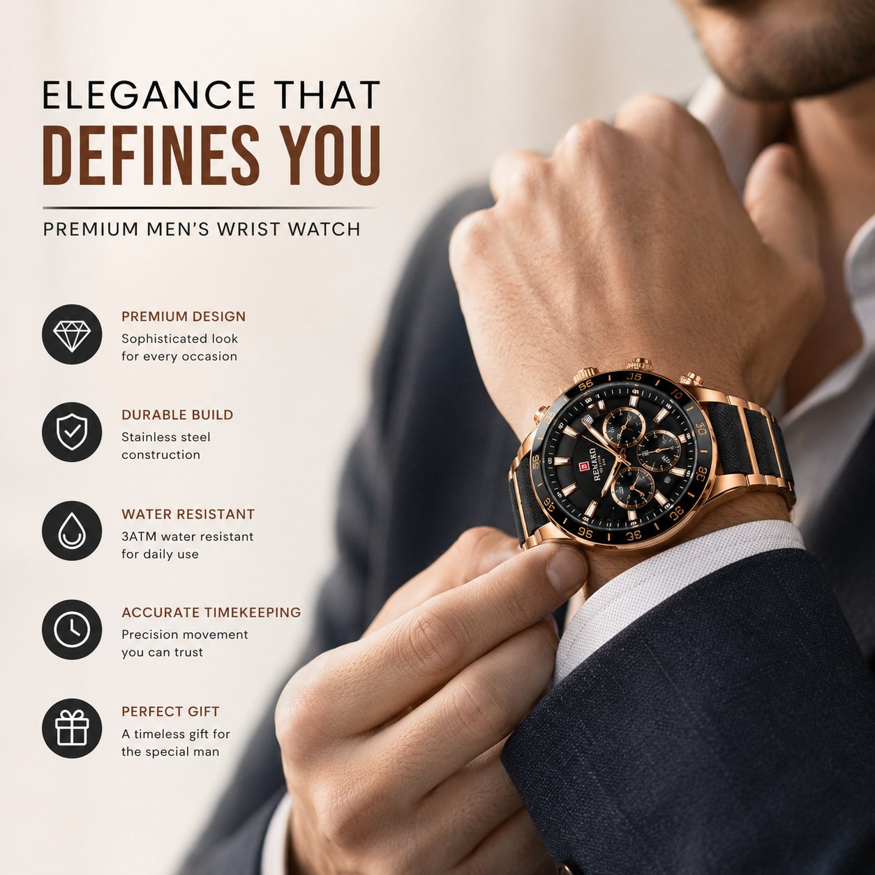 REWARD RD81011M – Royal Black Edition