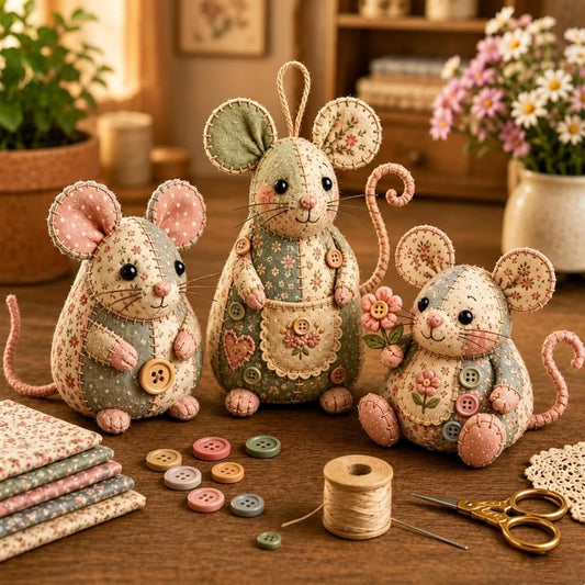 🔥2026 Hot Sale - 🐭🧵 Patchwork Mouse DIY Kit