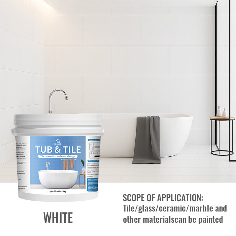 💎 2-Hour Bathroom Renovation! Premium Tub & Tile Refinishing Kit for Instant Showroom-Ready Floors 🏠✨