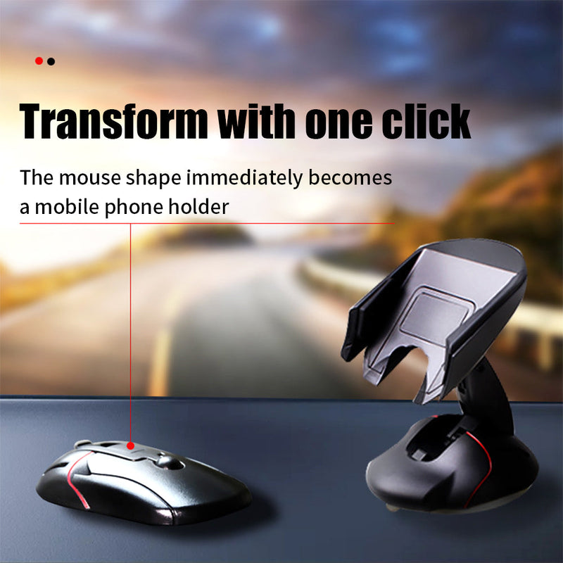 Rotating Car Phone Holder Mouse Shape detail view
