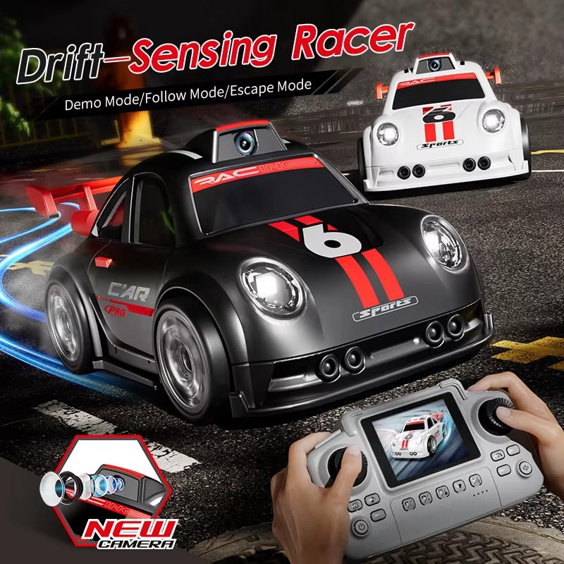 Smart RC Camera Car | Intelligent Induction Control | LCD Remote 2.4GHz