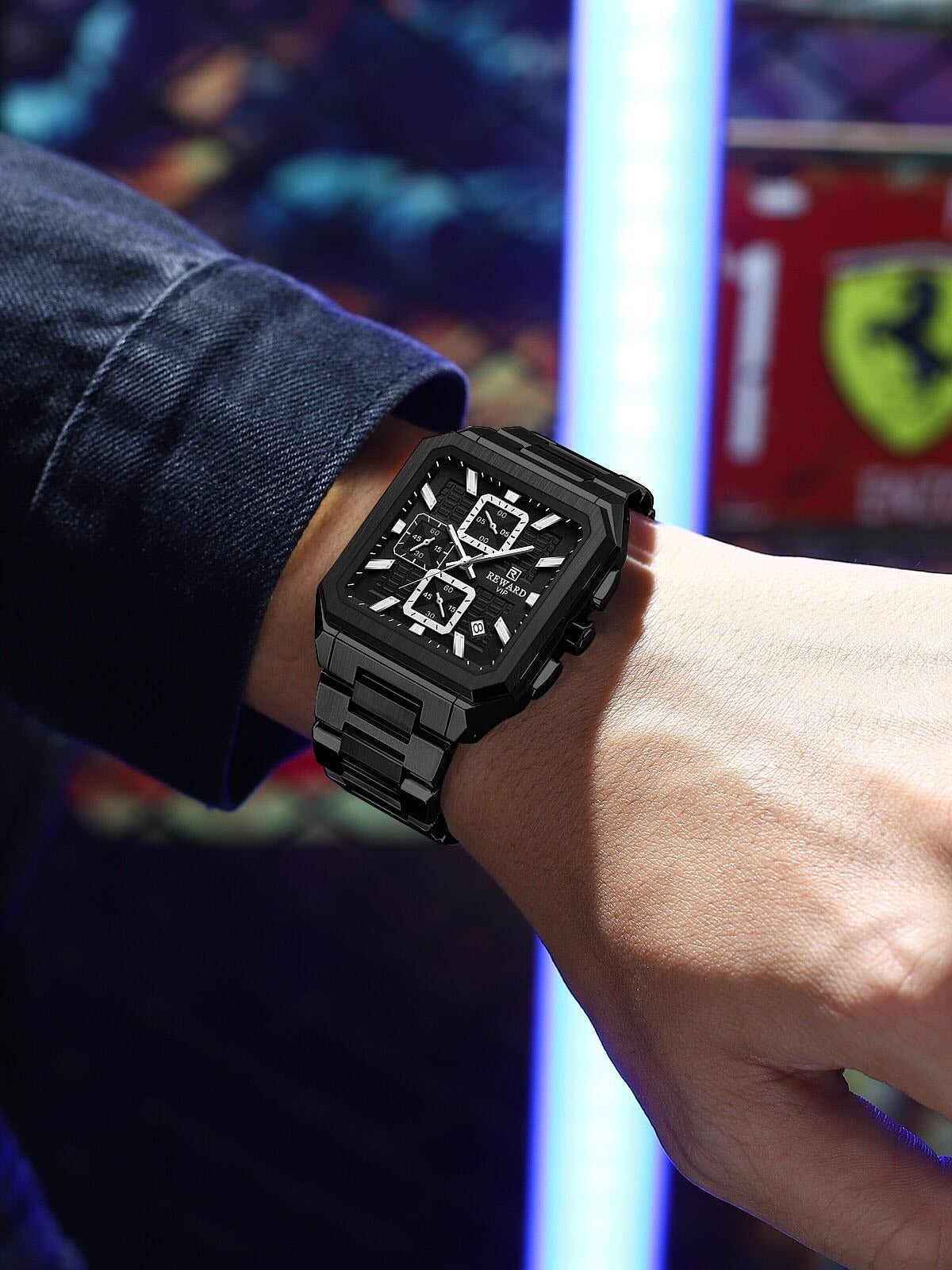 ORIGINAL REWARD VIP | MEN'S LUXURY WATCH | PURE ELEGANCE | BLACK