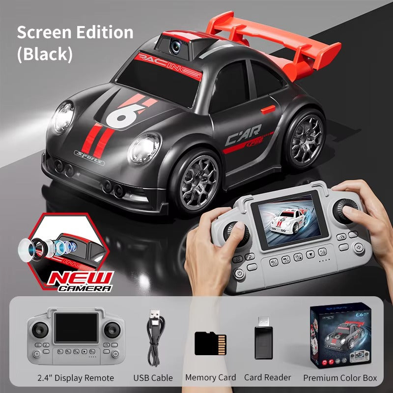 Smart RC Camera Car | Intelligent Induction Control | LCD Remote 2.4GHz